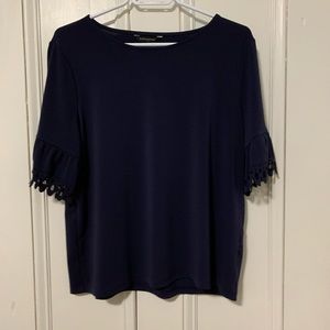 Never worn - navy blue top